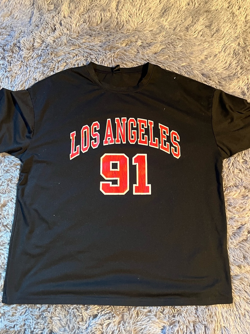 Los Angeles 91 Black Graphic Tee
